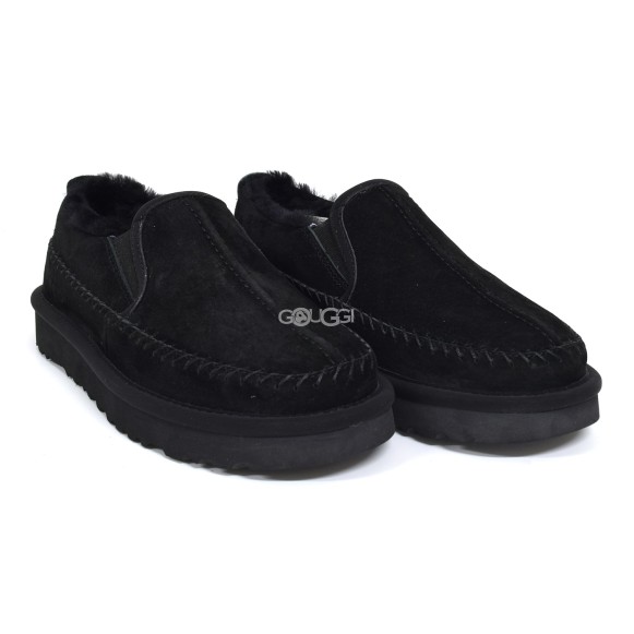 Ugg Mens Stitch Slip On Black