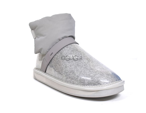 Clear Quilty Boots Grey