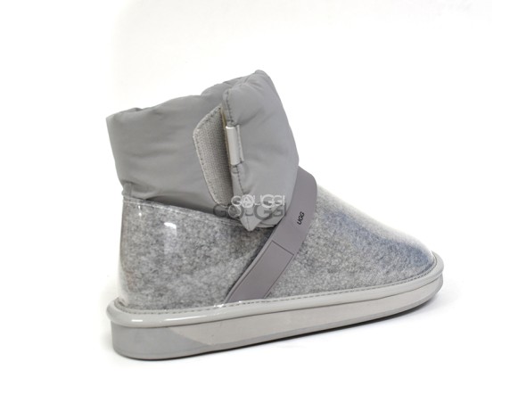 Clear Quilty Boots Grey