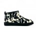 Ultra Mini Cow Print Black