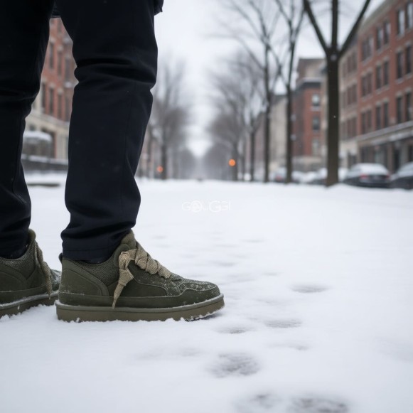 Ugg Mens Lowmel Sneaker Green