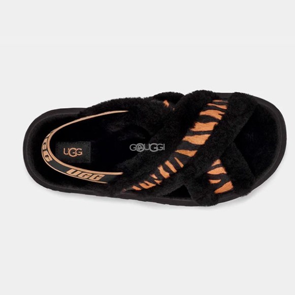 Ugg Disco Cross Slide Tiger Print