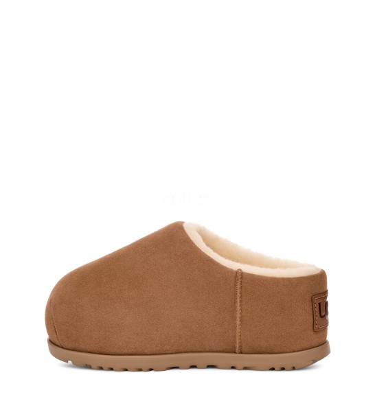 W Pumped Slide Chestnut