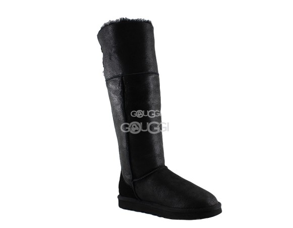 Classic Tall Metallic Skillful Wrestling Black