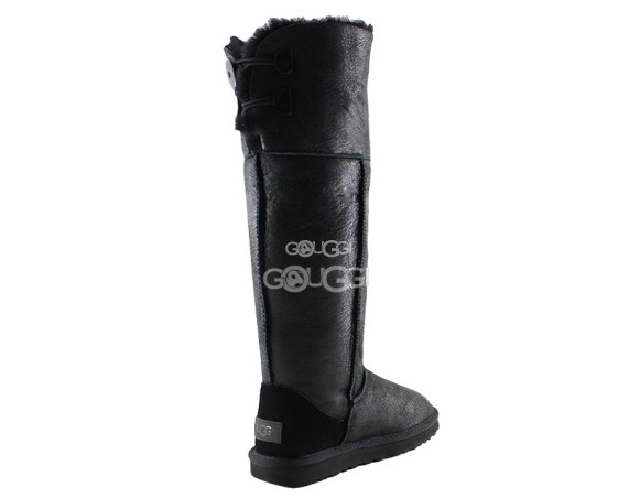 Classic Tall Metallic Skillful Wrestling Black